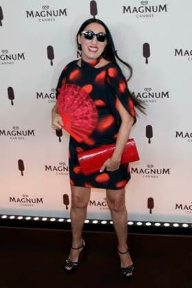 Rossy de Palma bei der Magnum Cannes Beach Party im Rahmen des Festival de Cannes 2025 78. Internationale Filmfestspiele von Cannes im Magnum Beach Palais StÃ phanie. Cannes, 15.05.2025
