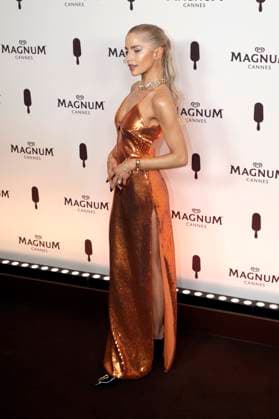 Caroline Daur bei der Magnum Cannes Beach Party im Rahmen des Festival de Cannes 2025 78. Internationale Filmfestspiele von Cannes im Magnum Beach Palais StÃ phanie. Cannes, 15.05.2025