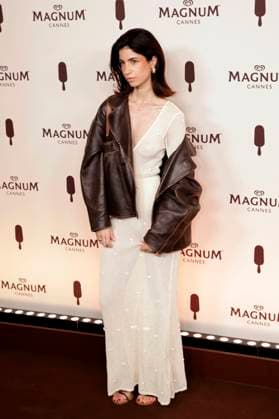 Stelle Cautres bei der Magnum Cannes Beach Party im Rahmen des Festival de Cannes 2025 78. Internationale Filmfestspiele von Cannes im Magnum Beach Palais StÃ phanie. Cannes, 15.05.2025