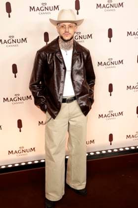 Nelson Coyne bei der Magnum Cannes Beach Party im Rahmen des Festival de Cannes 2025 78. Internationale Filmfestspiele von Cannes im Magnum Beach Palais StÃ phanie. Cannes, 15.05.2025