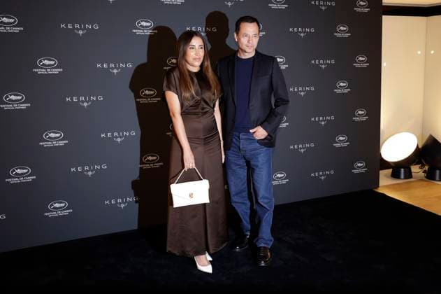 Jomana R. Alrashid und Laurent Claquin beim Kering Women in Motion Talk auf dem Festival de Cannes 2025 78. Internationale Filmfestspiele von Cannes im Majestic Hotel. Cannes, 16.05.2025