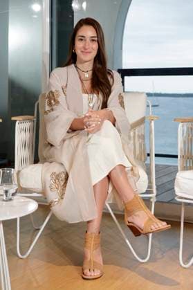 Amina Khalil beim Kering Women in Motion Talk auf dem Festival de Cannes 2025 78. Internationale Filmfestspiele von Cannes im Majestic Hotel. Cannes, 16.05.2025