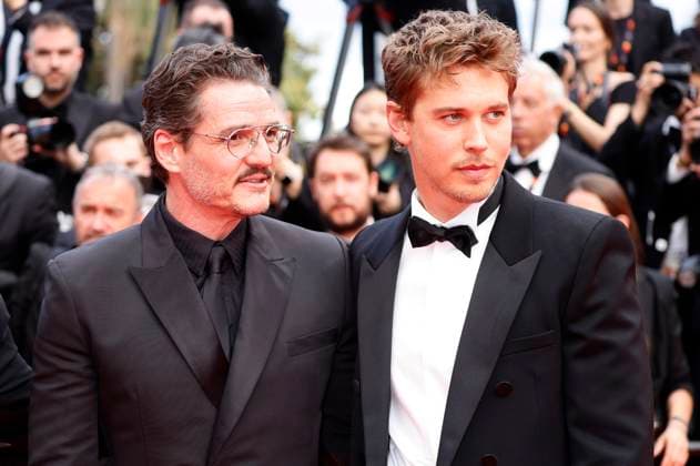 Pedro Pascal und Austin Butler bei der Premiere des Kinofilms Eddington auf dem Festival de Cannes 2025 78. Internationale Filmfestspiele von Cannes im Palais des Festivals. Cannes, 16.05.2025