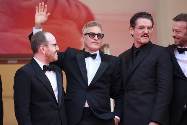Eddington Red Carpet at the 78th Annual Cannes Film Festival Joaquin Phoenix, Pedro Pascal - Eddington Red Carpet at the 78th Annual Cannes Film Festival in Cannes, France in May 16, 2025.  Copyright: x Chassery+Courdjix
