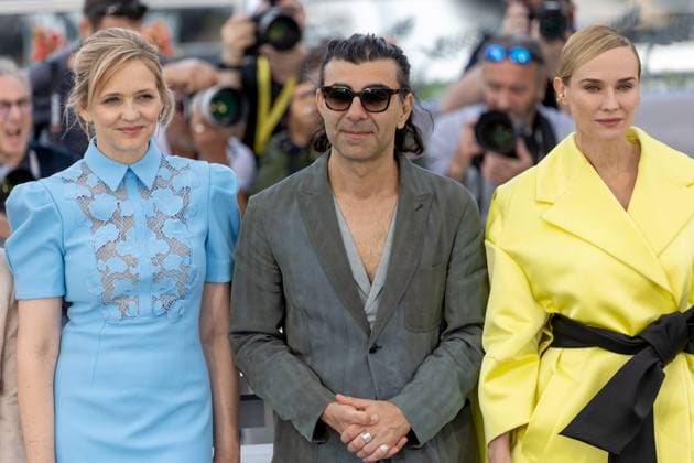 Amrum , Photocall in Cannes, 16.05.2025 Cannes, Frankreich - 16.5.2024: Laura Tonke, Fatih Akin, Diane Kruger, während des AMRUM Photocall während der 78. Internationalen Filmfestspiele von Cannes. Die Filmfestspiele finden vom 13. bis 24. Mai 2025 statt. Cannes Palais des Festivals et des Cong Provence-Alpes-Cote d Azur Frankreich Copyright: xChristianxEnderx