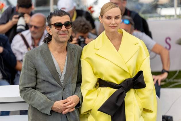 Amrum , Photocall in Cannes, 16.05.2025 Cannes, Frankreich - 16.5.2024: Fatih Akin, Diane Kruger während des AMRUM Photocall während der 78. Internationalen Filmfestspiele von Cannes. Die Filmfestspiele finden vom 13. bis 24. Mai 2025 statt. Cannes Palais des Festivals et des Cong Provence-Alpes-Cote d Azur Frankreich Copyright: xChristianxEnderx