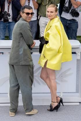 Amrum , Photocall in Cannes, 16.05.2025 Cannes, Frankreich - 16.5.2024: Fatih Akõn, Diane Kruger während des AMRUM Photocall während der 78. Internationalen Filmfestspiele von Cannes. Die Filmfestspiele finden vom 13. bis 24. Mai 2025 statt. Cannes Palais des Festivals et des Cong Provence-Alpes-Cote d Azur Frankreich Copyright: xChristianxEnderx
