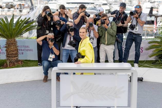 Amrum , Photocall in Cannes, 16.05.2025 Cannes, Frankreich - 16.5.2024: Diane Kruger während des AMRUM Photocall während der 78. Internationalen Filmfestspiele von Cannes. Die Filmfestspiele finden vom 13. bis 24. Mai 2025 statt. Cannes Palais des Festivals et des Cong Provence-Alpes-Cote d Azur Frankreich Copyright: xChristianxEnderx