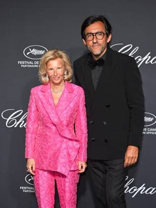 Cannes, 78th Cannes Film Festival 2025 - Evening 4 - Chopard Gala Cannes, 78th Cannes Film Festival 2025 - Evening 4 - Chopard Gala - In the photo: Iris Knobloch, Francois Breavoine cannes France  Copyright: xIPA ABACAx