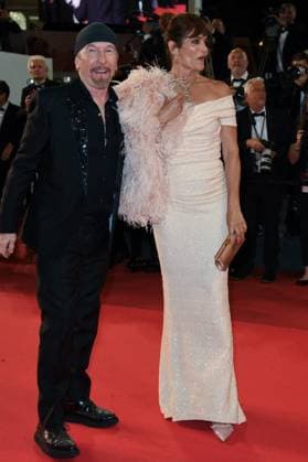 Cannes Bono Stories of Surrender Premiere AM The Edge and Helena Christensen attending the Bono: Stories of Surrender Premiere in Cannes, France on May 16, 2025 as part of the 78th Cannes Film Festival. Photo by Aurore Marechal ABACAPRESS.COM Cannes France  Copyright: xMarechalxAurore ABACAx