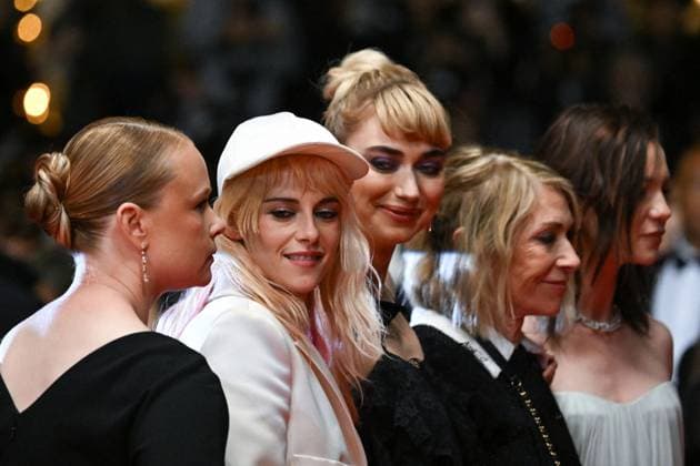 Cannes Bono Stories of Surrender Premiere AM Esme Creed-Miles, Kim Gordon, Kristen Stewart, Imogen Poots, Thora Birch attending the Bono: Stories of Surrender Premiere in Cannes, France on May 16, 2025 as part of the 78th Cannes Film Festival. Photo by Aurore Marechal ABACAPRESS.COM Cannes France  Copyright: xMarechalxAurore ABACAx