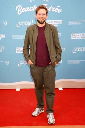 Lasse Scharpen beim Empfang der Landesregierung Nordrhein-Westfalen, der Film- und Medienstiftung NRW und der Produktionsallianz anlässlich der 78. Internationalen Filmfestspiele von Cannes im Vilebrequin La Plage Ondine Restaurant & Beach Club. Cannes, 16.05.2025