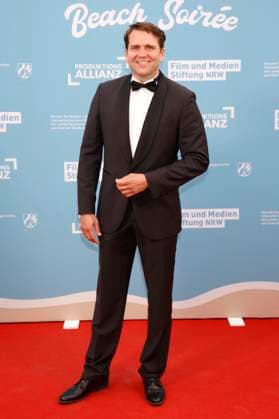 Pierre Kiwitt beim Empfang der Landesregierung Nordrhein-Westfalen, der Film- und Medienstiftung NRW und der Produktionsallianz anlässlich der 78. Internationalen Filmfestspiele von Cannes im Vilebrequin La Plage Ondine Restaurant & Beach Club. Cannes, 16.05.2025