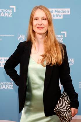 Odine Johne beim Empfang der Landesregierung Nordrhein-Westfalen, der Film- und Medienstiftung NRW und der Produktionsallianz anlässlich der 78. Internationalen Filmfestspiele von Cannes im Vilebrequin La Plage Ondine Restaurant & Beach Club. Cannes, 16.05.2025
