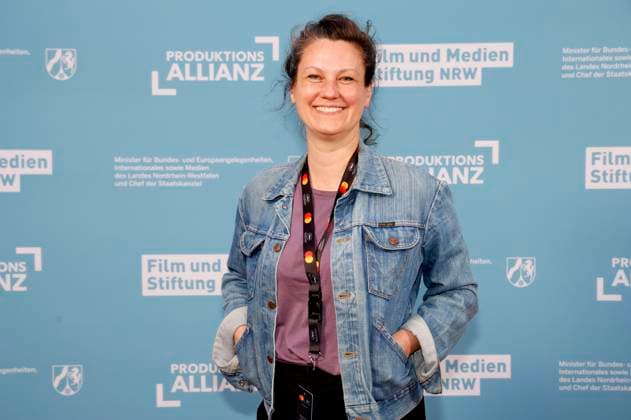 Louise Peter beim Empfang der Landesregierung Nordrhein-Westfalen, der Film- und Medienstiftung NRW und der Produktionsallianz anlässlich der 78. Internationalen Filmfestspiele von Cannes im Vilebrequin La Plage Ondine Restaurant & Beach Club. Cannes, 16.05.2025