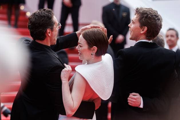 Festival de Cannes - Eddington Premiere Pedro Pascal, Emma Stone und Austin Butler bei der Premiere zu Eddington während der 78. Filmfestspiele in Cannes im Palais de Festival am 16.05.2025. Copyright: xEventpressxKochanx