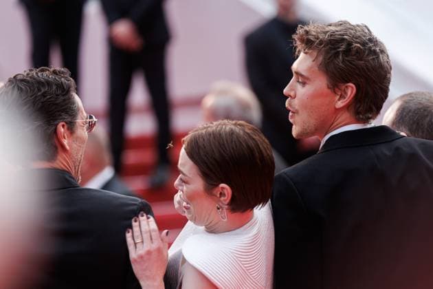 Festival de Cannes - Eddington Premiere Emma Stone und Austin Butler bei der Premiere zu Eddington während der 78. Filmfestspiele in Cannes im Palais de Festival am 16.05.2025. Copyright: xEventpressxKochanx