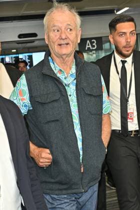 Cannes Bill Murray At Nice Airport JR Bill Murray arriving at Nice airport ahead 78th Cannes Film Festival in Nice, France on May, 17, 2025. Photo by Julien Reynaud APS-Medias ABACAPRESS.COM Nice France  Copyright: xReynaudxJulien APS-Medias ABACAx