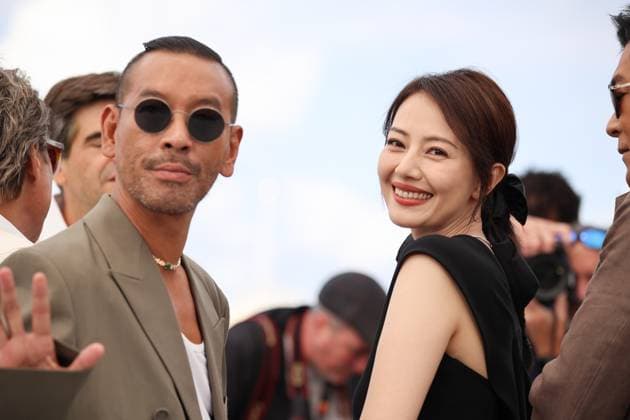Sons Of The Neon Night Photocall - The 78th Annual Cannes Film Festival Juno Mak, Gao Yuanyuan - Sons Of The Neon Night Photocall - The 78th Annual Cannes Film Festival in Cannes, France on May 17, 2025.  Copyright: x Chassery+Courdjix