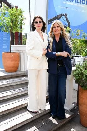Cannes, 78th Cannes Film Festival 2025, Taormina Film Festival Press Conference In the photo: Ilenia Pastorelli, Tiziana Rocca  Copyright: xManuelexMangiarottix xipa-agency.netx xPoolxPhotoxEventsx05x IPA_Agency_IPA57820638