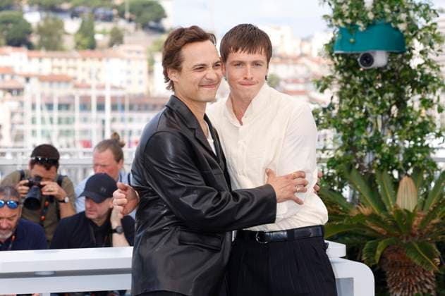 Frank Dillane und Harris Dickinson beim Photocall zum Kinofilm Urchin auf dem Festival de Cannes 2025 78. Internationale Filmfestspiele von Cannes am Palais des Festivals. Cannes, 17.05.2025