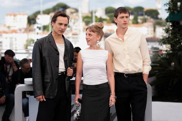 78eme Festival International du Film de Cannes Photocall du film Urchin 78th International Cannes Film Festival Photocall with cast of Urchin movie 444475 2025 05 17 Cannes France Northam, Megan Dillane, Franck Dickinson, Harris  Copyright: xIvankaxVoisinx xStarfacex STAR_444475_001