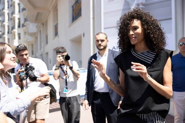 Cannes Cindy Bruna leaves Hotel Martinez MP Cindy Bruna leaves Hotel Martinez ahead the 78th annual Cannes Film Festival on May 17, 2025 in Cannes, France. Photo by Marco Piovanotto ABACAPRESS.COM  Copyright: xPiovanottoxMarco ABACAx