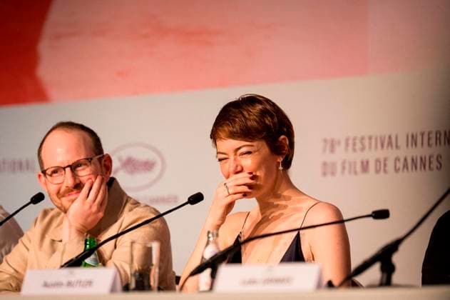 Pool Press conference of the film Eddington during the 78th Cannes International Film Festival Ari Aster, Emma Stone Press conference of the film Eddington during the 78th Cannes International Film Festival On may 17th 2025 Olivier Borde Pool Bestimage Press conference of the film Eddington during the 78th Cannes International Film Festival at the Palais des Festivals in Cannes, France On may 17th 2025 Cannes France  Copyright: xOLIVIERxBORDEx xBESTIMAGExOLIVIERxBORDEx xBESTIMAGEx