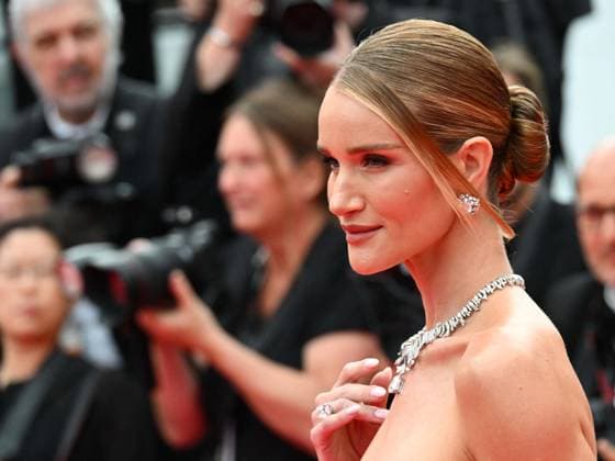 Cannes, 78th Cannes Film Festival 2025 - evening 5 - red carpet of the film Die, My Love Cannes, 78th Cannes Film Festival 2025 - evening 5 - red carpet of the film Die, My Love . In the photo Rosie Huntington-Whiteley Cannes France  Copyright: xIPA ABACAx