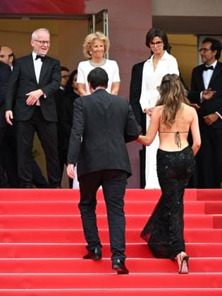 Cannes, 78th Cannes Film Festival 2025 - evening 5 - red carpet of the film Die, My Love Cannes, 78th Cannes Film Festival 2025 - evening 5 - red carpet of the film Die, My Love . In the photo Quentin Tarantino, Daniella Tarantino Cannes France  Copyright: xIPA ABACAx