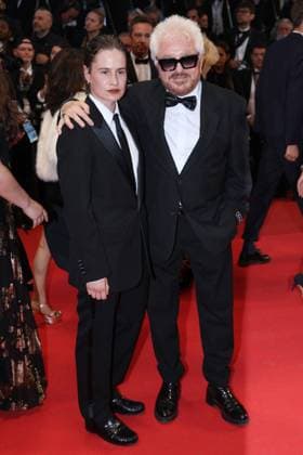 Cannes Die My Love Screening JD Rahim Redcar aka Christine and the Queens and Marc Cerrone attend the Die My Love red carpet at the 78th annual Cannes Film Festival at Palais des Festivals on May 17, 2025 in Cannes, France. Photo by Jerome Domine ABACAPRESS.COM Cannes France  Copyright: xDominexJerome ABACAx