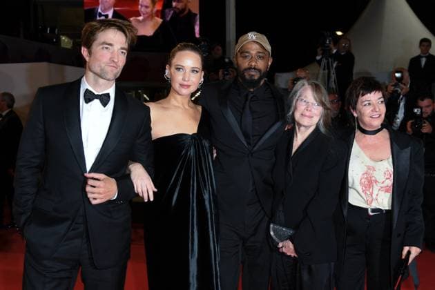 Cannes Exit Die My Love Premiere AM Robert Pattinson, Jennifer Lawrence, Lynne Ramsay, LaKeith Stanfield and Sissy Spacek attending the Die My Love Premiere in Cannes, France on May 17, 2025 as part of the 78th Cannes Film Festival. Photo by Aurore Marechal ABACAPRESS.COM Cannes France  Copyright: xMarechalxAurore ABACAx