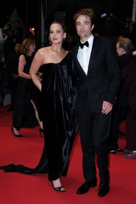 Cannes Exit Die My Love Premiere AM Robert Pattinson and Jennifer Lawrence attending the Die My Love Premiere in Cannes, France on May 17, 2025 as part of the 78th Cannes Film Festival. Photo by Aurore Marechal ABACAPRESS.COM Cannes France  Copyright: xMarechalxAurore ABACAx