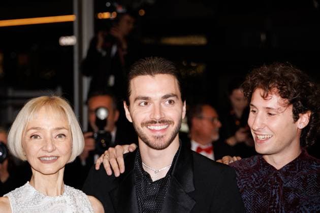 Maria de Medeiros, Panayotis Pascot, Nemo Schiffman Montée des marches du film Le roi soleil lors du 78ème Festival International du Film de Cannes, au Palais des Festivals à Cannes Le 17 mai 2025 Jacovides Moreau Bestimage Red carpet for the movie Le roi soleil during the 78th Cannes International Film Festival at the Palais des Festivals in Cannes, France On may 17th 2025 unknown  Copyright: xJACOVIDES-MOREAUx xBESTIMAGExJACOVIDES-MOREAUx xBESTIMAGEx