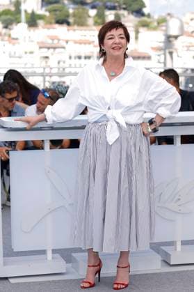 Lynne Ramsay beim Photocall zum Kinofilm Die, My Love auf dem Festival de Cannes 2025 78. Internationale Filmfestspiele von Cannes am Palais des Festivals. Cannes, 18.05.2025