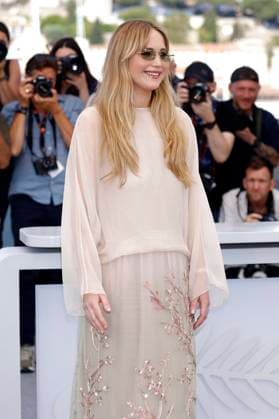 Jennifer Lawrence beim Photocall zum Kinofilm Die, My Love auf dem Festival de Cannes 2025 78. Internationale Filmfestspiele von Cannes am Palais des Festivals. Cannes, 18.05.2025