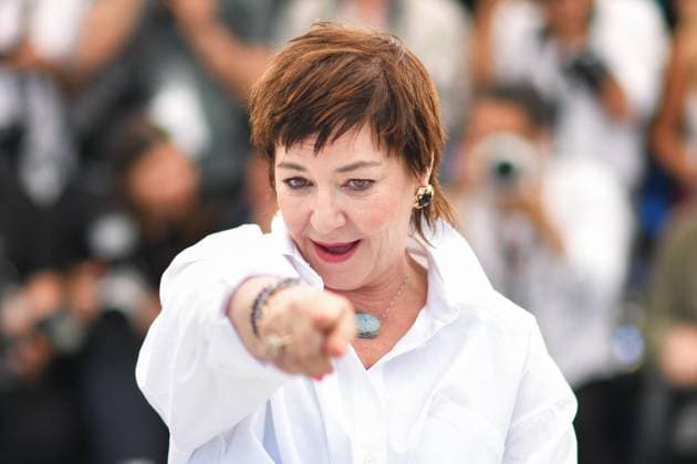 Cannes Die My Love Photocall AM Lynne Ramsay attending the Die My Love Photocall in Cannes, France on May 18, 2025 as part of the 78th Cannes Film Festival. Photo by Aurore Marechal ABACAPRESS.COM Cannes France  Copyright: xMarechalxAurore ABACAx