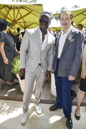 Jerry Kwarteng und Timo Jacobs beim Medienboard Empfang in Cannes am 17.05.2025