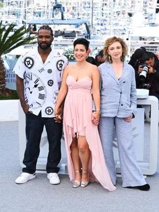 Cannes, 78th Cannes Film Festival 2025 - day 6 - Photocall of the film Mama . In the photo: Martin Obgu, Or Sinai, Evgenia Dodina  Copyright: xAlbertoxTerenghix xipa-agency.netx xPoolxPhotoxEventsx05x IPA_Agency_IPA57873558