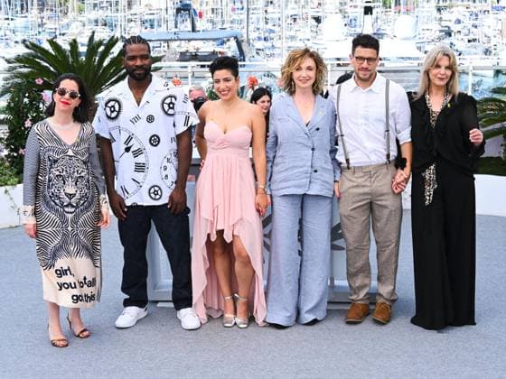Cannes, 78th Cannes Film Festival 2025 - day 6 - Photocall of the film Mama . In the photo: Adi Bar Yossef, Martin Obgu, Or Sinai, Evgenia Dodina, Matan Radin and Chelli Goldenberg  Copyright: xAlbertoxTerenghix xipa-agency.netx xPoolxPhotoxEventsx05x IPA_Agency_IPA57873573