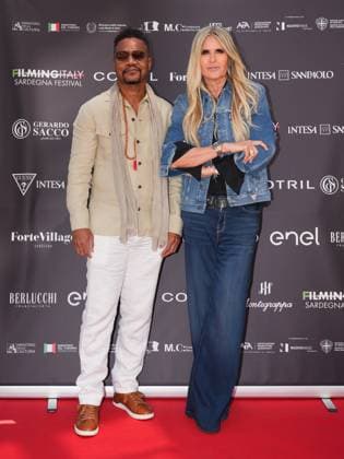 Cannes, 78th Cannes Film Festival 2025 - day 6 - press conference Filming Italy Sardinia - In the photo: Cuba Gooding Jr. and Tiziana Rocca  Copyright: xBarbaraxAmendolax xipa-agency.netx xPoolxVideoxEventsx05x IPA_Agency_IPA57874643