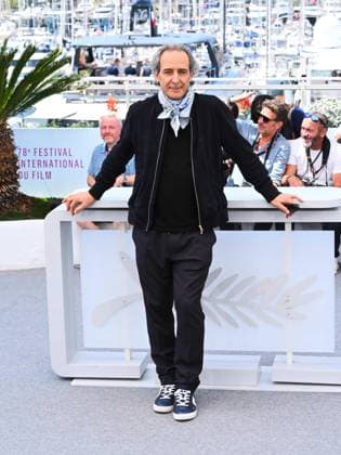 Cannes, France, France: Cannes, 78th Cannes Film Festival 2025 - day 6 - Photocall of the film La Lecon De Musique Alexandre Desplat & Guillermo Del Toro . In the photo Alexandre Desplat Cannes France  - ZUMAp169 20250518_zea_p169_812 Copyright: xAlbertoxTerenghix