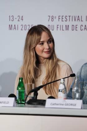 78eme Festival International du Film de Cannes Press conference for the film Die my love 78th Cannes International Film Festival Press conference for the film Die My Love 444562 2025 05 18 Alpes Maritimes Cannes France Lawrence, Jennifer  Copyright: xTerencexBaelenx STAR_444562_023
