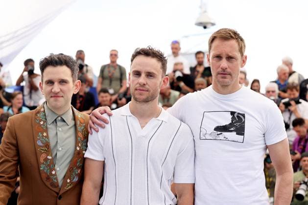 Pillion photocall at the 78th annual Cannes Film Festival Harry Lighton, Harry Melling and Alexander Skarsgard at the Pillion photocall at the 78th annual Cannes Film Festival at Palais des Festivals in Cannes, France, on May 18, 2025 Jacovides Moreau Bestimage Pillion photocall at the 78th annual Cannes Film Festival at Palais des Festivals in Cannes, France, on May 18, 2025 Cannes France  Copyright: xJACOVIDES-MOREAUx xBESTIMAGExJACOVIDES-MOREAUx xBESTIMAGEx