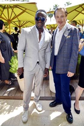 Jerry Kwarteng und Timo Jacobs beim Medienboard Empfang am 17.05.2025 in Cannes Medienboard Empfang in Cannes
