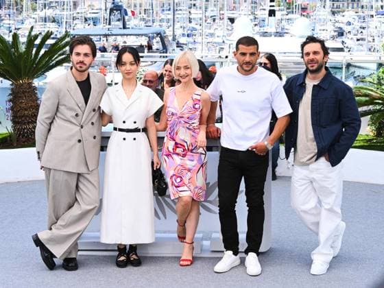 Cannes, 78th Cannes Film Festival 2025 - day 6 - Photocall of the film Le Roi Soleil Cannes, 78th Cannes Film Festival 2025 - day 6 - Photocall of the film Le Roi Soleil . In the photo : Panayotis Pascot, Lucie Zhang, Maria de Medeiros, Sofiane Zermani and Pio Marmaï Cannes France France  Copyright: xIPA ABACAx