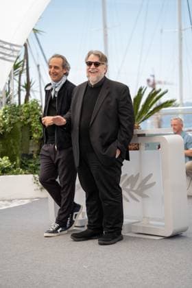 La Lecon De Musique Alexandre Desplat & Guillermo Del Toro Photocall - The 78th Annual Cannes Film Festival Alexandre Desplat and Guillermo del Toro pose during the La Lecon De Musique Alexandre Desplat & Guillermo Del Toro photocall at the 78th annual Cannes Film Festival at Palais des Festivals in Cannes, France, on May 18, 2025. Cannes France  Copyright: xLucaxCarlinox originalFilename: carlino-notitle250518_np65y.jpg