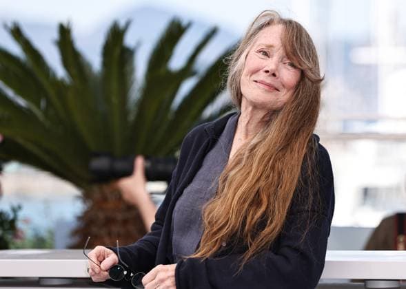 (250518) -- CANNES, May 18, 2025 -- U.S. actress Sissy Spacek poses during a photocall for the film Die, My Love at the 78th edition of the Cannes Film Festival in Cannes, southern France, on May 18, 2025. ) FRANCE-CANNES-FILM FESTIVAL-PHOTOCALL GaoxJing 