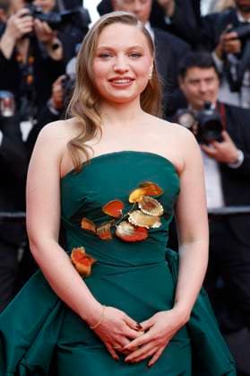 Mia Threapleton bei der Premiere des Kinofilms The Phoenician Scheme Der phönizische Meisterstreich auf dem Festival de Cannes 2025 78. Internationale Filmfestspiele von Cannes im Palais des Festivals. Cannes, 18.05.2025
