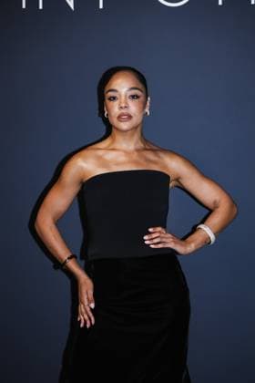 Milan, Italy: Cannes, Arrivals at the photocall of the 2025 Kering Women In Motion Awards and Cannes Film Festival Presidential Dinner event during the Festival de Cannes. In the photo: Tessa Thompson (Singer and actress) Milan Italy  - ZUMAp169 20250518_zea_p169_2531 Copyright: xAlessandroxBremecx